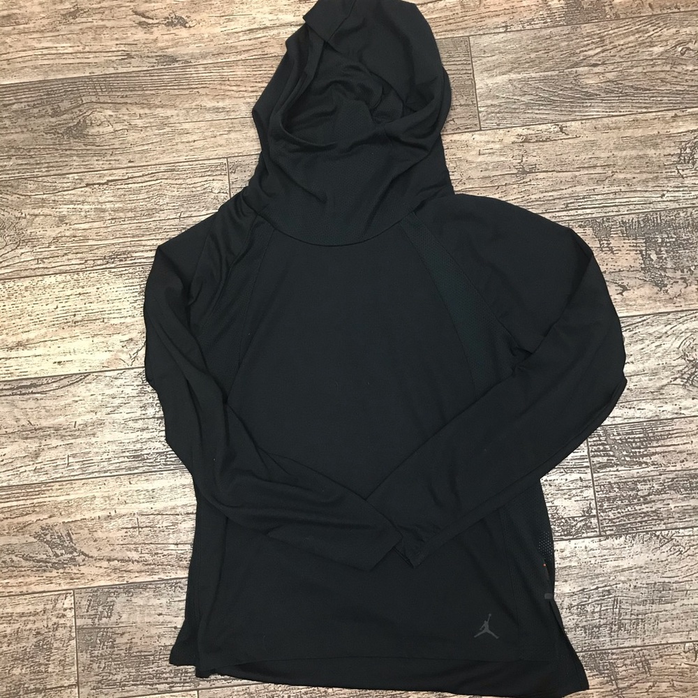 Nike Jordan Dri-Fit Pullover Hoodie: Black